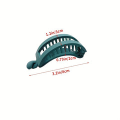 Aylhfo Acrylic Hair Claw Clips Matte Finish for Stylish Ponytails & Updos