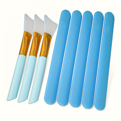 5PCS Reusable Silicone Stirring Sticks for Resin Epoxy Paint Glitter