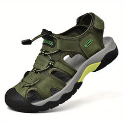Men's Closed Toe Anti Collision Sandals Summer Beach Shoes