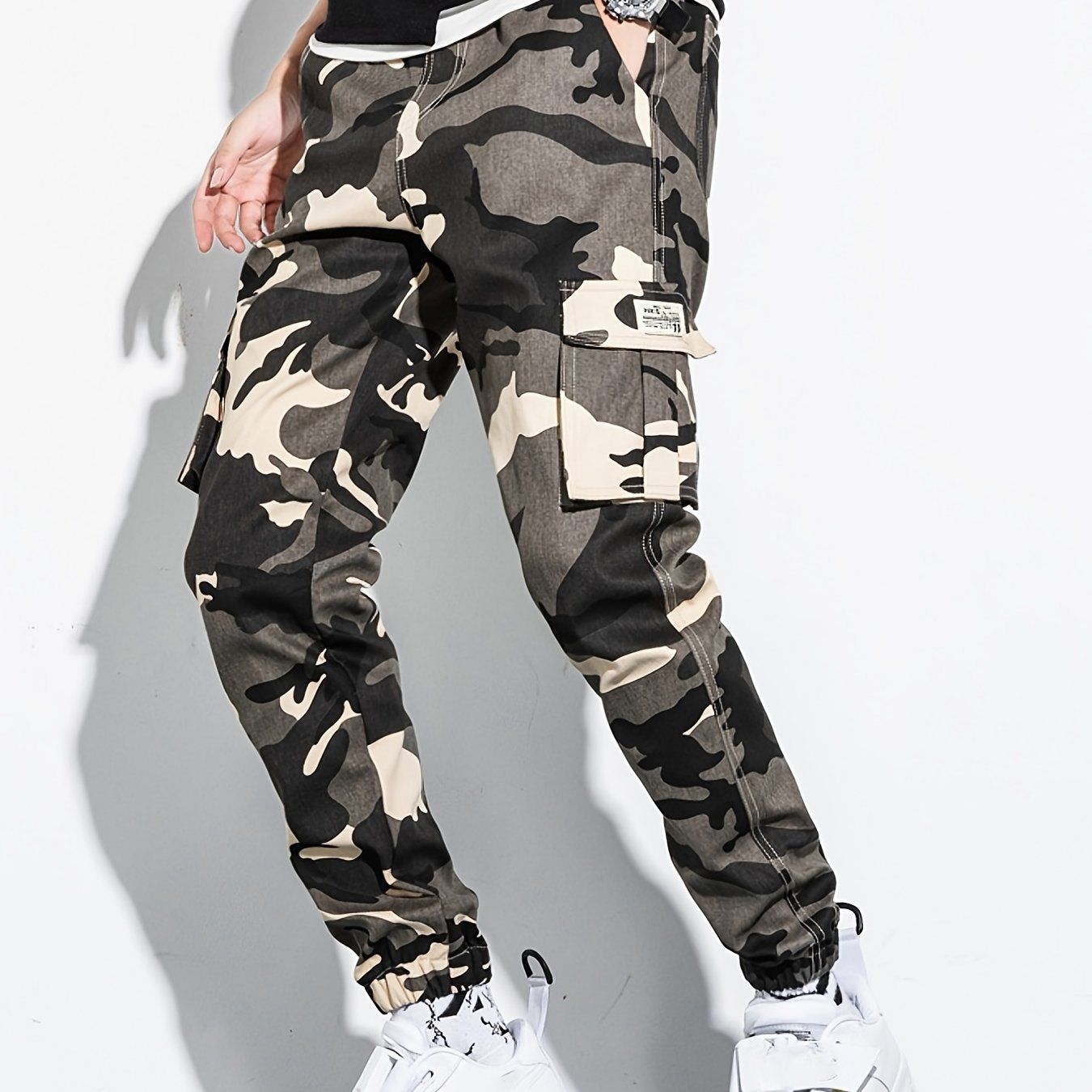 Men's Camo Cargo Pants Casual