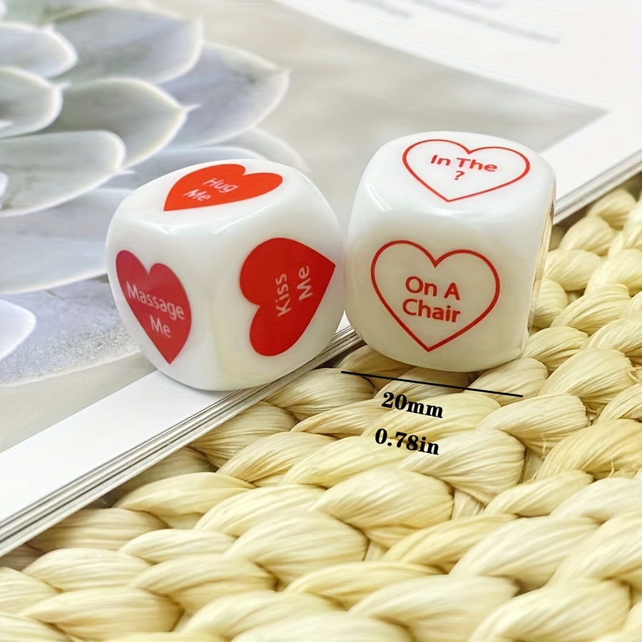 Creative Couple Game Dice Set for Christmas Halloween Thanksgiving