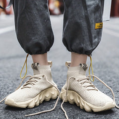 Men's Knitted Lightweight Running Shoes Spring Summer
