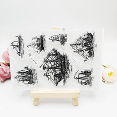 1pc Boat Transparent Stamp DIY Card Making Gift