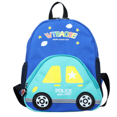 Car Pattern Kids Backpack for Kindergarten Boys and Girls