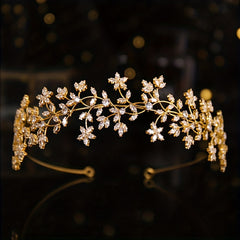 Zircon Bridal Crown Headband Crystal Hair Accessories