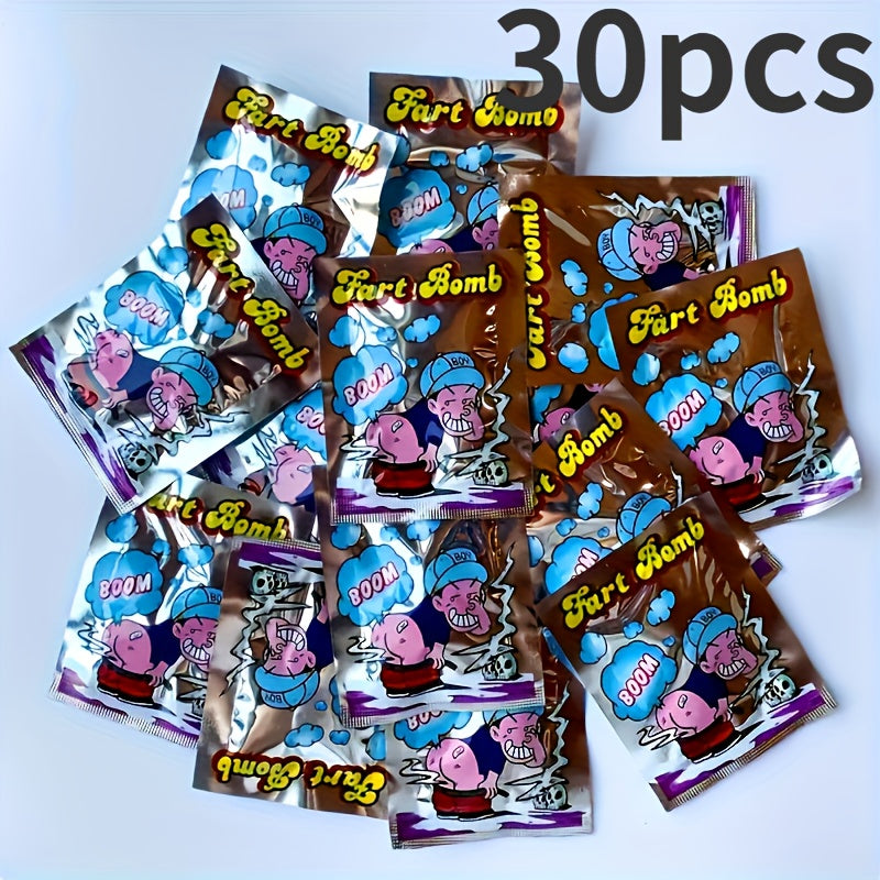 30pcs Stench Fart Bag Prank Fart Bag Colorful Sachet Novelty Toys