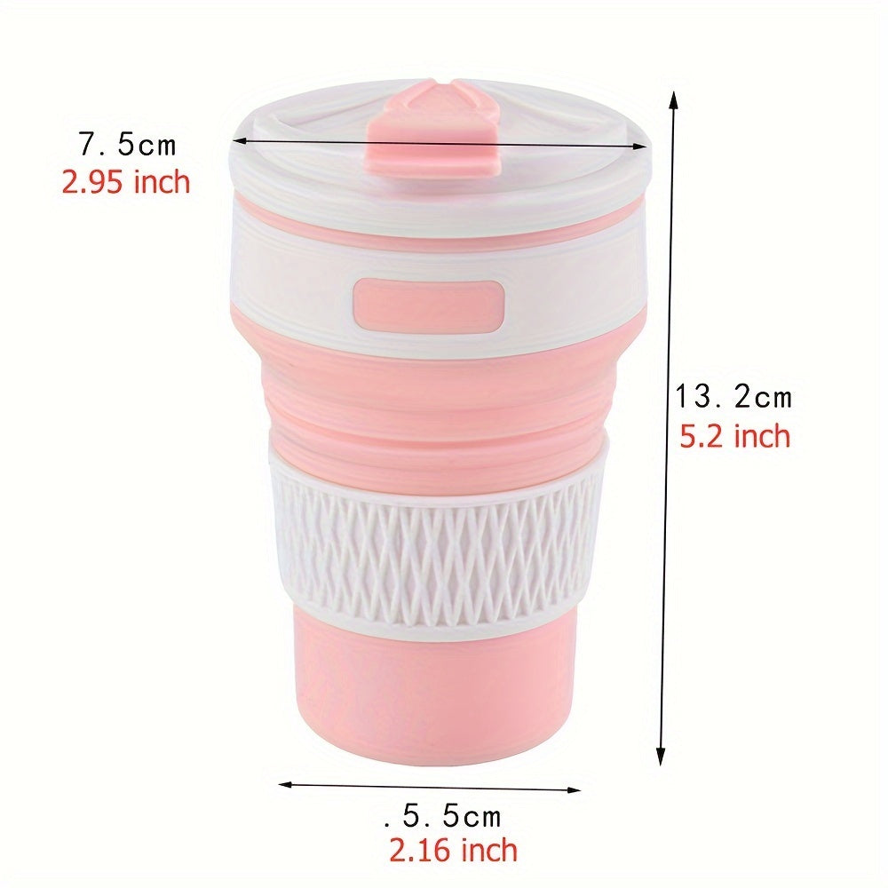 Portable Silicone Coffee Cup for Outdoor Camping and Picnic