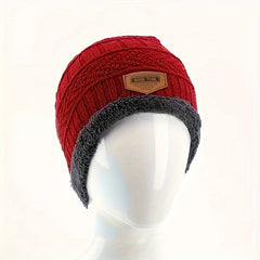 Unisex Winter Fleece Beanie Hat Thick Breathable Hat