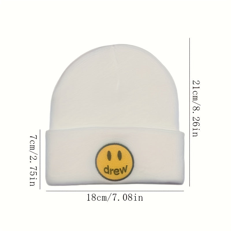 Embroidered Knitted Street Dance Woolen Hat