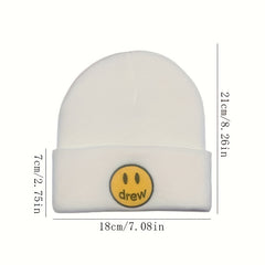 Embroidered Knitted Street Dance Woolen Hat
