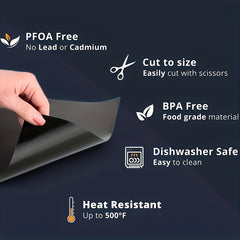 Yacht BBQ Non-stick Barbecue Mat High-Temperature Resistant Outdoor Mat