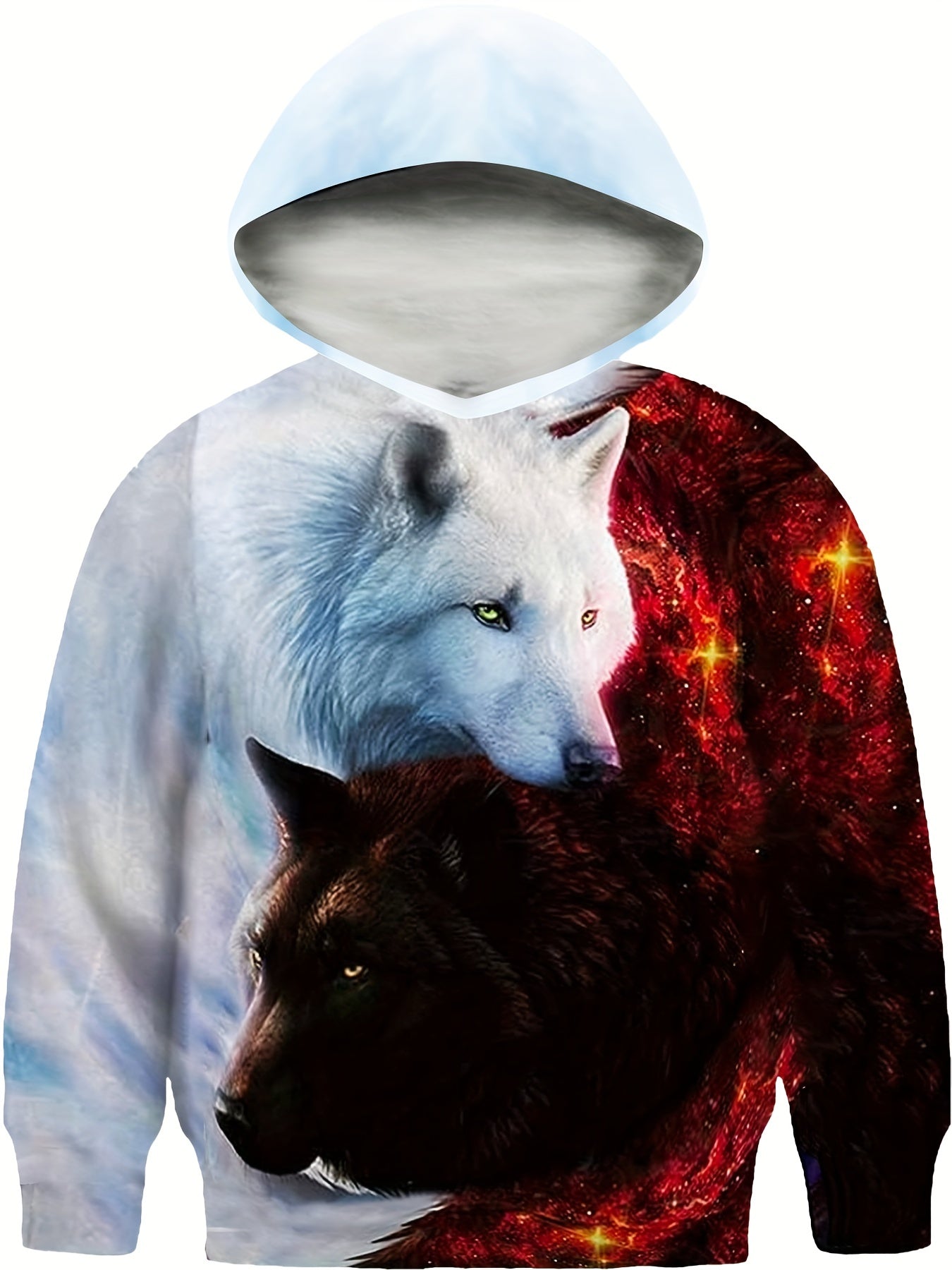 Fox Pattern 3D Printed Kids Hoodie - Street Wear