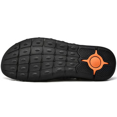 Men's Zipper Sandals Non Slip Outdoor Beach Shoes