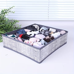 Underwear Storage Box Lightweight Organizer Container With Grids