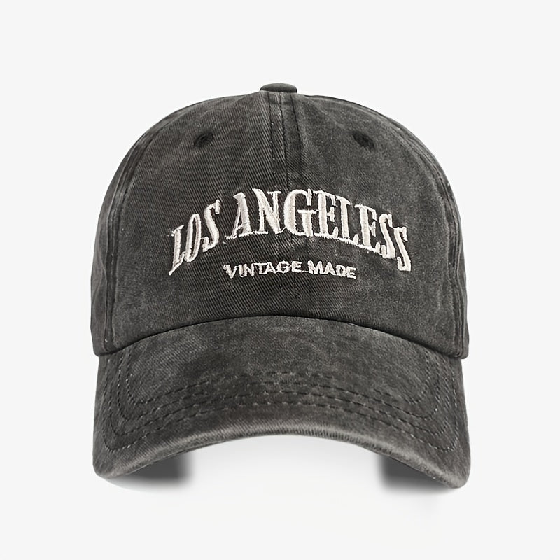 Los Angeles City Hat Baseball Cap Letter Embroidery Vintage Dad Hat