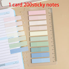 200 Sheets PET Sticky Notes Index Stickers Note Stickers Label Paper