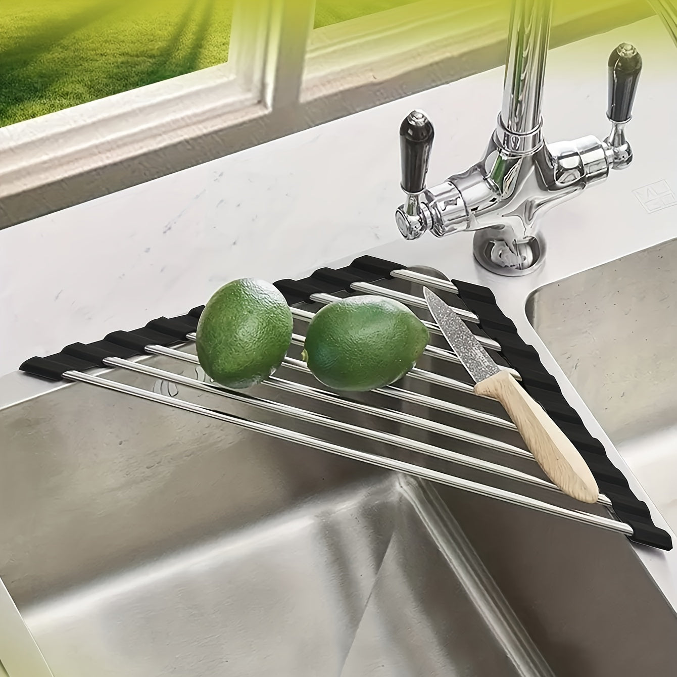 Multicolor Sink Drain Bowl Rack Triangle Rack Non-slip Water Control Rack