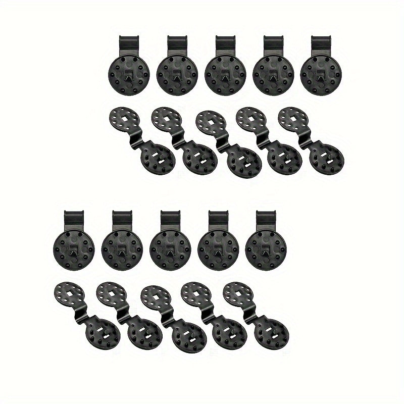 20pcs Heavy Duty Cloth Clamps for Nets, Reusable Plastic Clip