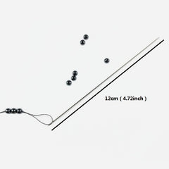 28Pcs Stainless Steel Beading Needles Thread Tools Jewelry Making
