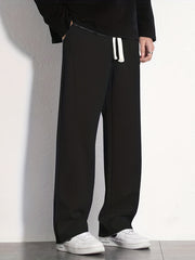 Casual Cotton Loose Fit Drawstring Pants Men's Spring Summer Outdoor