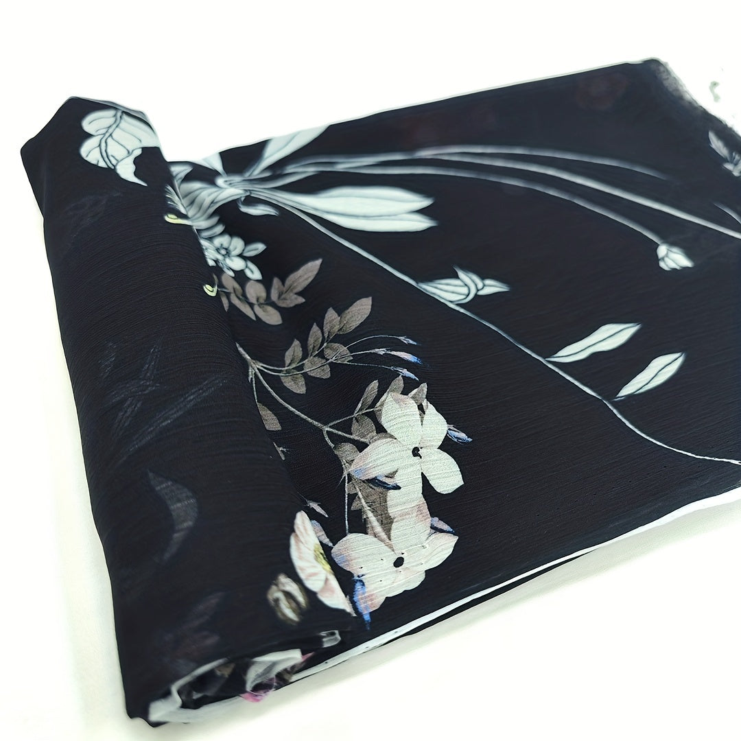 1yd Comfortable Breathable Chiffon Fabric for DIY Clothing Dress Pants