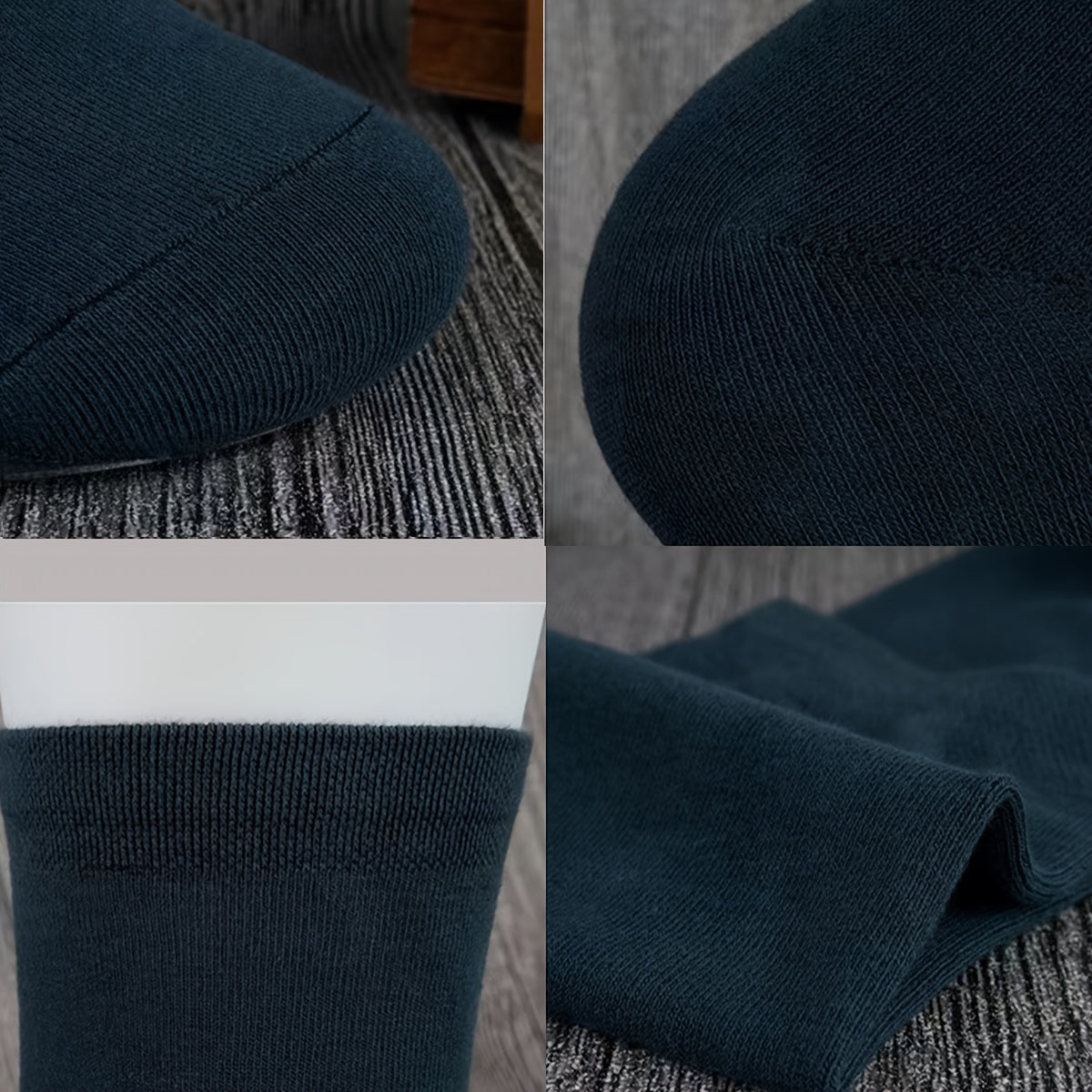 Men Crew Socks Breathable Soft Running Hiking Socks