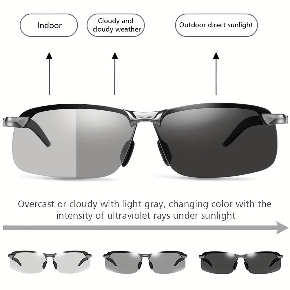 Men's Polarized Sunglasses Night Vision Dual use Sunglasses