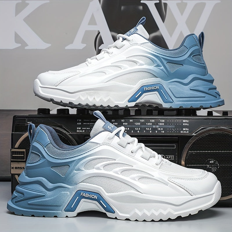 Men's Gradient Chunky Sneakers Dad Shoes Athletic Shoes