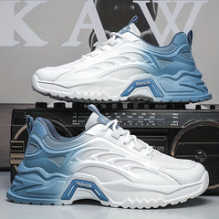 Men's Gradient Chunky Sneakers Dad Shoes Athletic Shoes