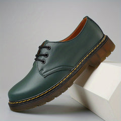 Men's Derby Shoes Lace up Front Business Formal Tie Optional