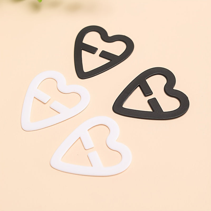 4pcs Invisible Bra Strap Clips Non slip Buckles For Braless Look