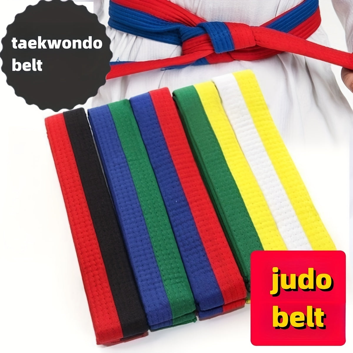 Children's Taekwondo Karate Belt Martial Arts Fitness Belt