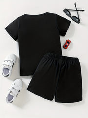 Boys Unicorn Casual Outfit T shirt & Shorts Kids Summer Clothes Sets