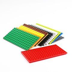 5pcs Building Blocks Double Side Base Plate 8x16 Dots Educational Toys