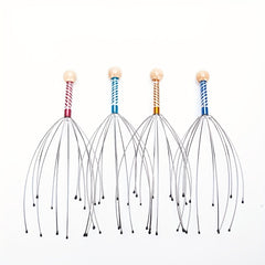 Octopus Head Massager Manual Scalp Massager, Random