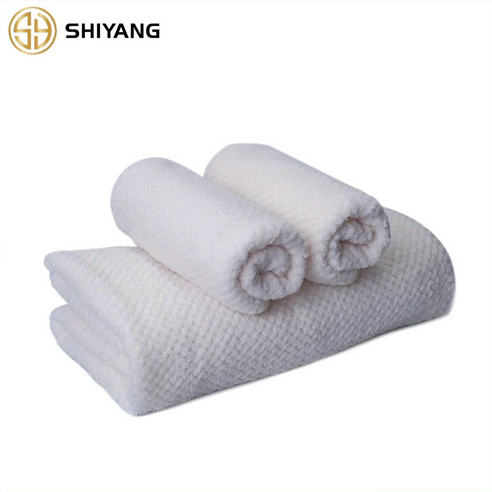 3pcs Microfiber Towel Set Soft and Absorbent Bath and Hand Towels