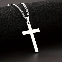 Cross Pendant Necklace With Gift Card Box for Grandson