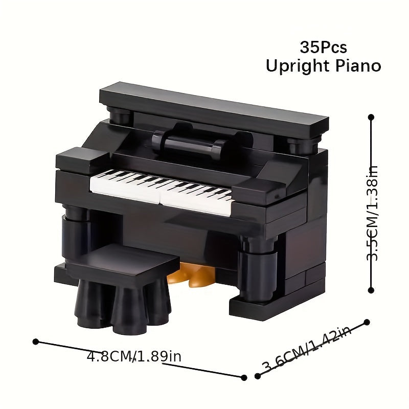 DIY Piano Building Blocks Set Educational Toy for Ages 6-8