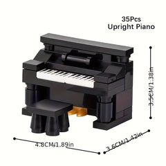 DIY Piano Building Blocks Set Educational Toy for Ages 6-8