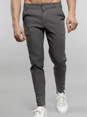 Men's Casual Slim Fit Pants in Solid Color