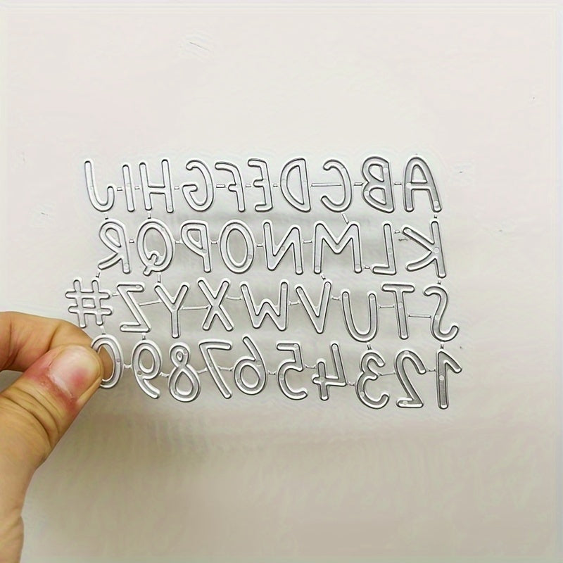 DIY Metal Embossing Scrapbooking Cutting Mold - Letter Number Mold