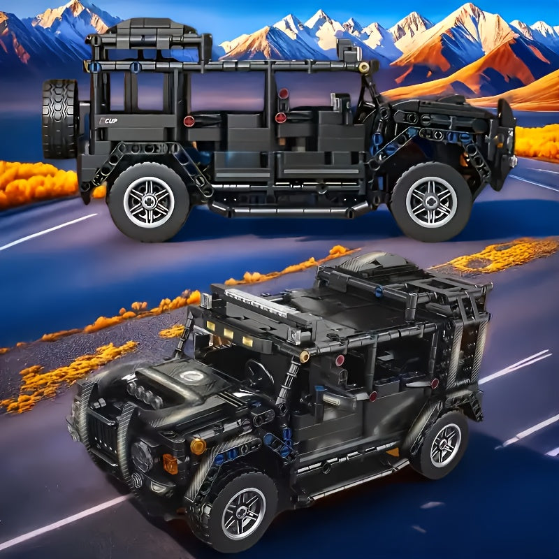 1020pcs Off Road Vehicle Assembly Kit Adult Challenge Vehicle Home Decoration