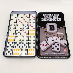 28pcs Dominoes In a Box Entertainment Game Set