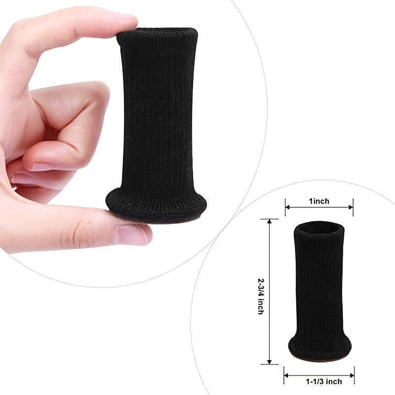 24pcs Woolen Chair Leg Socks Floor Protectors