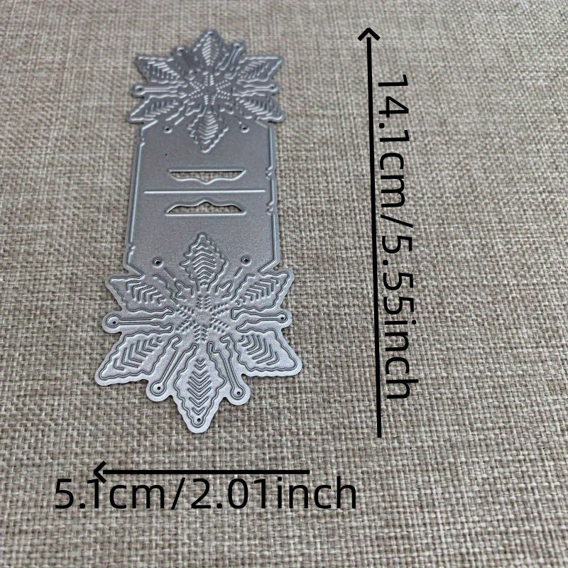 1pc Snowflake Rectangle Decoration Metal Cutting Dies for DIY Scrapbooking