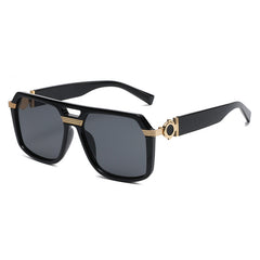 Rectangular Oversized Sunglasses Retro Party Shades