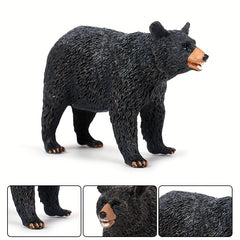 Brown Bear Animal Model Doll Game Decoration Collection Bonsai Props
