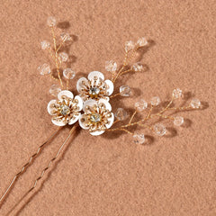 Flower Crystal Wedding Bridal Hairpin Headdress DIY