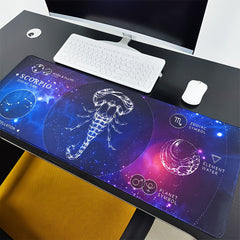 Gemini E Sport Large Mouse Pad XL Mouse Pads Non Slip Rubber Base 12 Zodiac Sign