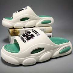 Men's Chunky Slip On Slides Casual Walking Slippers